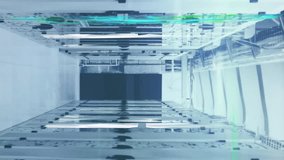 Animation of numbers and qr code over servers. Network, computers, connections and technology concept digitally generated video. - Powered by Shutterstock - Get 15% off with code: PIKWIZARD15