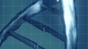 Animation of scope scanning over dna strand. Global science and digital interface concept digitally generated video. - Powered by Shutterstock - Get 15% off with code: PIKWIZARD15