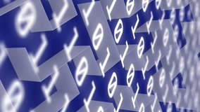 Animation of binary coding data processing over maze. Global connections, cloud computing, digital interface and data processing concept digitally generated video. - Powered by Shutterstock - Get 15% off with code: PIKWIZARD15