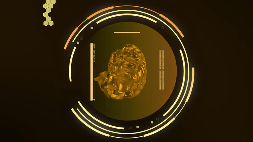 Animation of human brain and data processing over globe on black background. Global artificial intelligence, connections, computing and data processing concept digitally generated video. - Powered by Shutterstock - Get 15% off with code: PIKWIZARD15