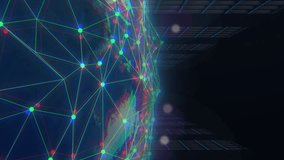 Animation of globe with connections, data processing over computer servers. Global data processing, digital interface and computing concept digitally generated video. - Powered by Shutterstock - Get 15% off with code: PIKWIZARD15