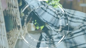 Animation of trolley sign and financial data processing over african american man shopping. Global shopping, business, connections, computing and data processing concept digitally generated video. - Powered by Shutterstock - Get 15% off with code: PIKWIZARD15