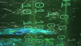 Binary coding data processing over screens of plexus networks against green background. global networking and computer interface technology concept - Powered by Shutterstock - Get 15% off with code: PIKWIZARD15
