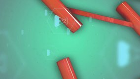 Animation of dna strand over data processing. Global science, medicine, research, computing and data processing concept digitally generated video. - Powered by Shutterstock - Get 15% off with code: PIKWIZARD15