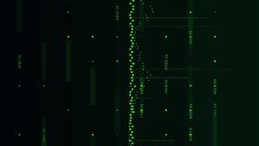 Animation of scope scanning and data processing on green background. Digital interface global connection and communication concept digitally generated video. - Powered by Shutterstock - Get 15% off with code: PIKWIZARD15