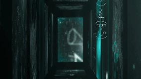 Animation of data processing and mathematical equations over screens. global science, data processing, technology and connection concept digitally generated video. - Powered by Shutterstock - Get 15% off with code: PIKWIZARD15