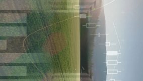 Animation of financial graphs over agricultural field and landscape. agriculture, finance and economy concept digitally generated video. - Powered by Shutterstock - Get 15% off with code: PIKWIZARD15
