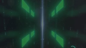 Financial data processing and globes of digital icons spinning against glowing tunnel. Computer interface and business technology concept - Powered by Shutterstock - Get 15% off with code: PIKWIZARD15