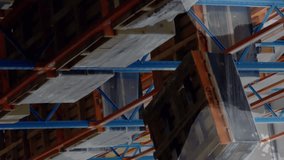 Animation of financial data over caucasian male warehouse worker. Business, trade, delivery and finance concept digitally generated video. - Powered by Shutterstock - Get 15% off with code: PIKWIZARD15