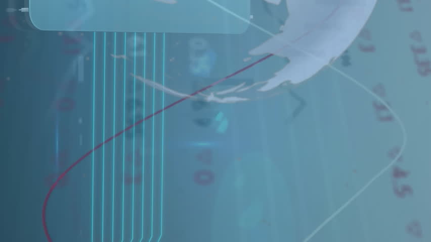 Animation of clock and mathematical formulas over businesswoman using computer. Global digital interface technology and networking concept digitally generated video. - Powered by Shutterstock - Get 15% off with code: PIKWIZARD15