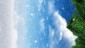 Animation of falling snow over congrats text. Christmas, tradition and celebration concept digital generated video. - Powered by Shutterstock - Get 15% off with code: PIKWIZARD15