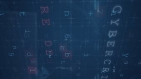 Animation of network of profile icons and data processing over round scanner against blue background. Global networking and business technology concept - Powered by Shutterstock - Get 15% off with code: PIKWIZARD15