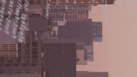 Animation of data processing against aerial view of cityscape. Computer interface and business technology concept - Powered by Shutterstock - Get 15% off with code: PIKWIZARD15