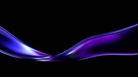 Abstract animation, background with purple glass wave, 4k seamless looped video, 3d render - Powered by Shutterstock - Get 15% off with code: PIKWIZARD15
