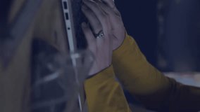 Animation of data processing over caucasian woman using laptop. Global networks, business, finance and data processing concept digitally generated video. - Powered by Shutterstock - Get 15% off with code: PIKWIZARD15