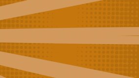 Animation of school bus icons against cityscape and radial background in seamless pattern. School and education concept - Powered by Shutterstock - Get 15% off with code: PIKWIZARD15