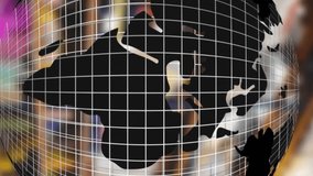 Financial and stock market data processing over spinning globe against warehouse. global finance and business concept - Powered by Shutterstock - Get 15% off with code: PIKWIZARD15