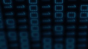 Animation of binary codes, radars, maps, globes and computer language over black background. Digitally generated, hologram, globalization, coding, programming language and technology concept. - Powered by Shutterstock - Get 15% off with code: PIKWIZARD15