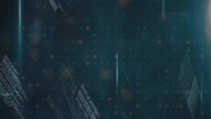 Animation of padlock and data processing over security text. Global cyber security, connections, computing and data processing concept digitally generated video. - Powered by Shutterstock - Get 15% off with code: PIKWIZARD15