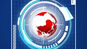 Animation of icons and data processing with globe over screen. Global social media, connections, computing and data processing concept digitally generated video. - Powered by Shutterstock - Get 15% off with code: PIKWIZARD15