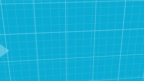 Animation of red lines and white arrows pointing up moving over grid on blue background. global technology, network of connections and digital interface concept digitally generated video. - Powered by Shutterstock - Get 15% off with code: PIKWIZARD15