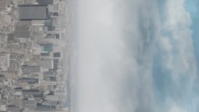 Animation of falling social media icons over cityscape. social media and communication concept digitally generated video. - Powered by Shutterstock - Get 15% off with code: PIKWIZARD15