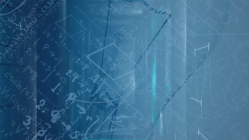 Animation of spinning shape over mathematical equations and digital screens. globe and maps concept digitally generated video. - Powered by Shutterstock - Get 15% off with code: PIKWIZARD15