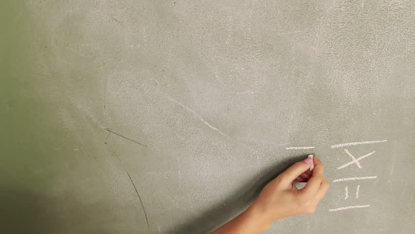 Animation of school icons over female teacher writing on board. national teacher day and celebration concept digitally generated video.