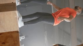 Animation of social media notifications over diverse group training on boxes at gym. Fitness, exercise, strength, social networking, digital interface and communication digitally generated video. - Powered by Shutterstock - Get 15% off with code: PIKWIZARD15