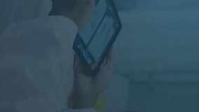 Animation of network of connections and computer circuit board over diverse doctors and patients. global medicine, healthcare and connections concept digitally generated video. - Powered by Shutterstock - Get 15% off with code: PIKWIZARD15