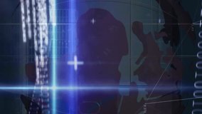 Animation of financial data and graphs over globe rotating on blue background. global business, finance, economy, technology and digital interface concept digitally generated video. - Powered by Shutterstock - Get 15% off with code: PIKWIZARD15