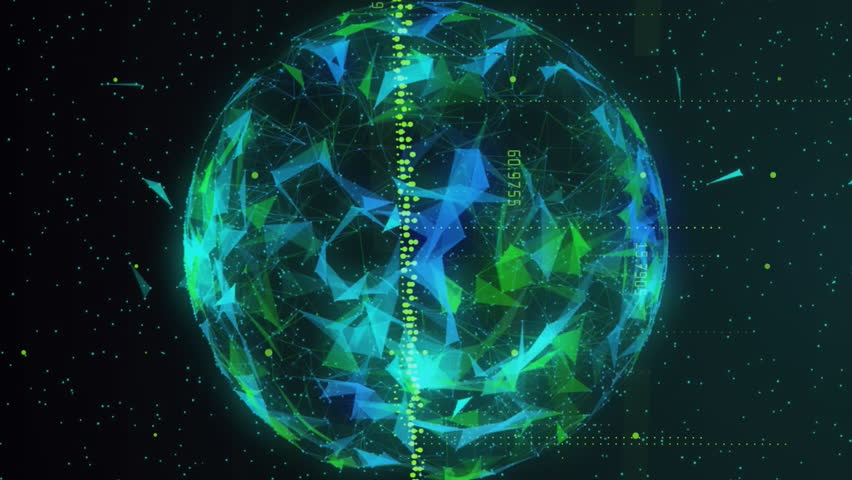 Animation of nft and graph over globe on black background. Network, digital safety and technology concept digitally generated video.
