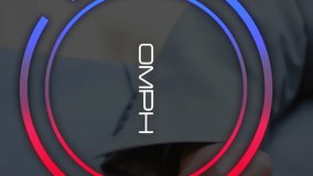 Animation of speedometer over hands of caucasisn man using smartphone. Network, communication, speed and technology concept digitally generated video. - Powered by Shutterstock - Get 15% off with code: PIKWIZARD15