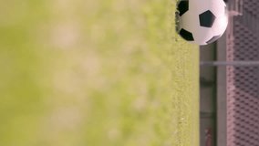 Animation of clock over successful and happy caucasian male soccer player. Sport, training, math and time concept digitally generated video. - Powered by Shutterstock - Get 15% off with code: PIKWIZARD15