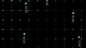 Animation of multiple icons over trading board against graphs on abstract background. Digitally generated, hologram, illustration, report, business, medical, healthcare, stock market concept. - Powered by Shutterstock - Get 15% off with code: PIKWIZARD15