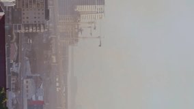 Animation of digital icons over cityscape. Global social media networks, digital interface, computing and data processing concept digitally generated video. - Powered by Shutterstock - Get 15% off with code: PIKWIZARD15