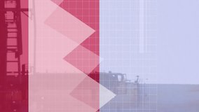 Animation of financial data processing over flag of chile. Global business, finances, computing and data processing concept digitally generated video. - Powered by Shutterstock - Get 15% off with code: PIKWIZARD15