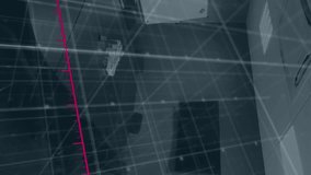 Animation of bar graph downgrading over empty chairs and table arranged in meeting room. Digital composite, television set, business, report, inflation, crisis, recession, loss, furniture and office. - Powered by Shutterstock - Get 15% off with code: PIKWIZARD15