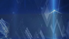 Animation of connected dots, padlock and computer language over abstract background. Digitally generated, hologram, illustration, communication, protection, programming language, coding, technology. - Powered by Shutterstock - Get 15% off with code: PIKWIZARD15