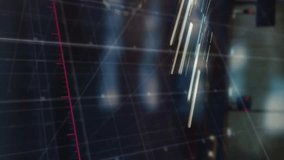 Animation of data processing, diagrams and stock market over city at night. Global business, technology and digital interface concept, digitally generated video. - Powered by Shutterstock - Get 15% off with code: PIKWIZARD15