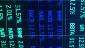 Animation of digital interface and stock market data processing against blue background. Global economy and computer interface technology concept - Powered by Shutterstock - Get 15% off with code: PIKWIZARD15