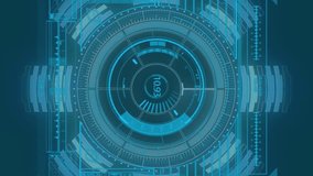 Animation of abstract geometric shape over interface with stock market data processing. Global economy and business technology concept - Powered by Shutterstock - Get 15% off with code: PIKWIZARD15