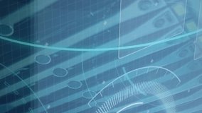 Animation of 5g text, round scanners and data processing against close up of a computer server. Global networking and business data storage technology concept - Powered by Shutterstock - Get 15% off with code: PIKWIZARD15