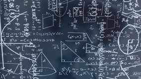 Animation of mathematics formulas on black background. global science, connections and digital interface concept digitally generated video. - Powered by Shutterstock - Get 15% off with code: PIKWIZARD15