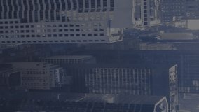 Animation of round scanners and data processing against aerial view of cityscape. Computer interface and business technology concept - Powered by Shutterstock - Get 15% off with code: PIKWIZARD15