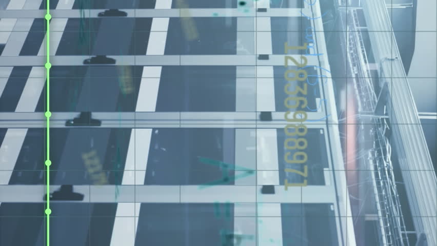 Animation of mathematical equations, data processing and light trails against computer server room. Computer interface and business data storage technology concept - Powered by Shutterstock - Get 15% off with code: PIKWIZARD15