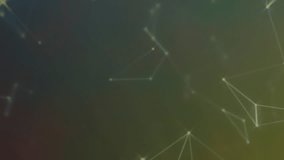 Animation of network of digital icons and plexus networks against gradient background. Global networking and business technology concept - Powered by Shutterstock - Get 15% off with code: PIKWIZARD15