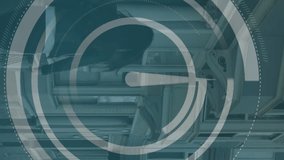 Animation of financial data processing with clock over city. Global business, finance and data processing concept digitally generated video. - Powered by Shutterstock - Get 15% off with code: PIKWIZARD15