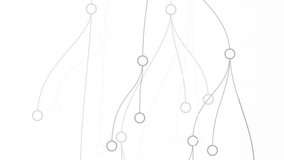 Animation of connecting dots over mathematical equations against white background. Global networking and research science technology concept - Powered by Shutterstock - Get 15% off with code: PIKWIZARD15