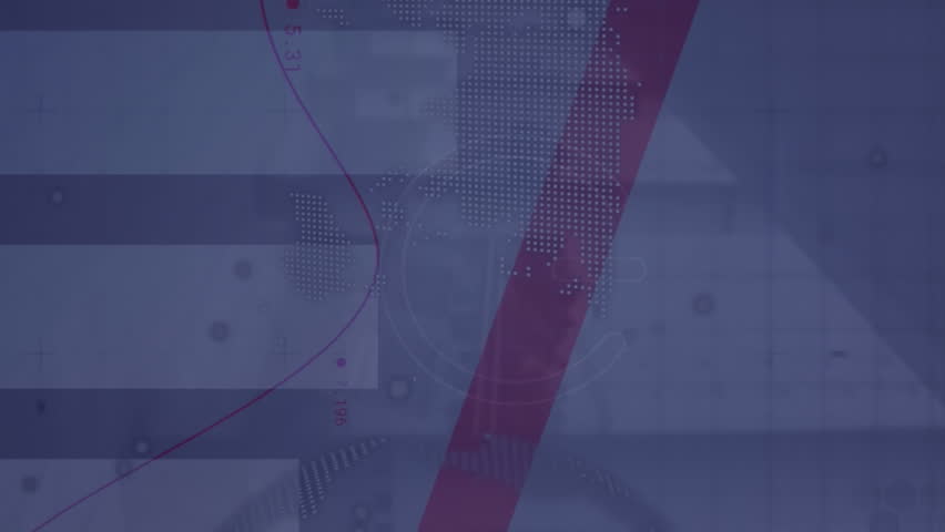 Animation of power button over statistical data processing against spinning globe. Computer interface and business data technology concept - Powered by Shutterstock - Get 15% off with code: PIKWIZARD15